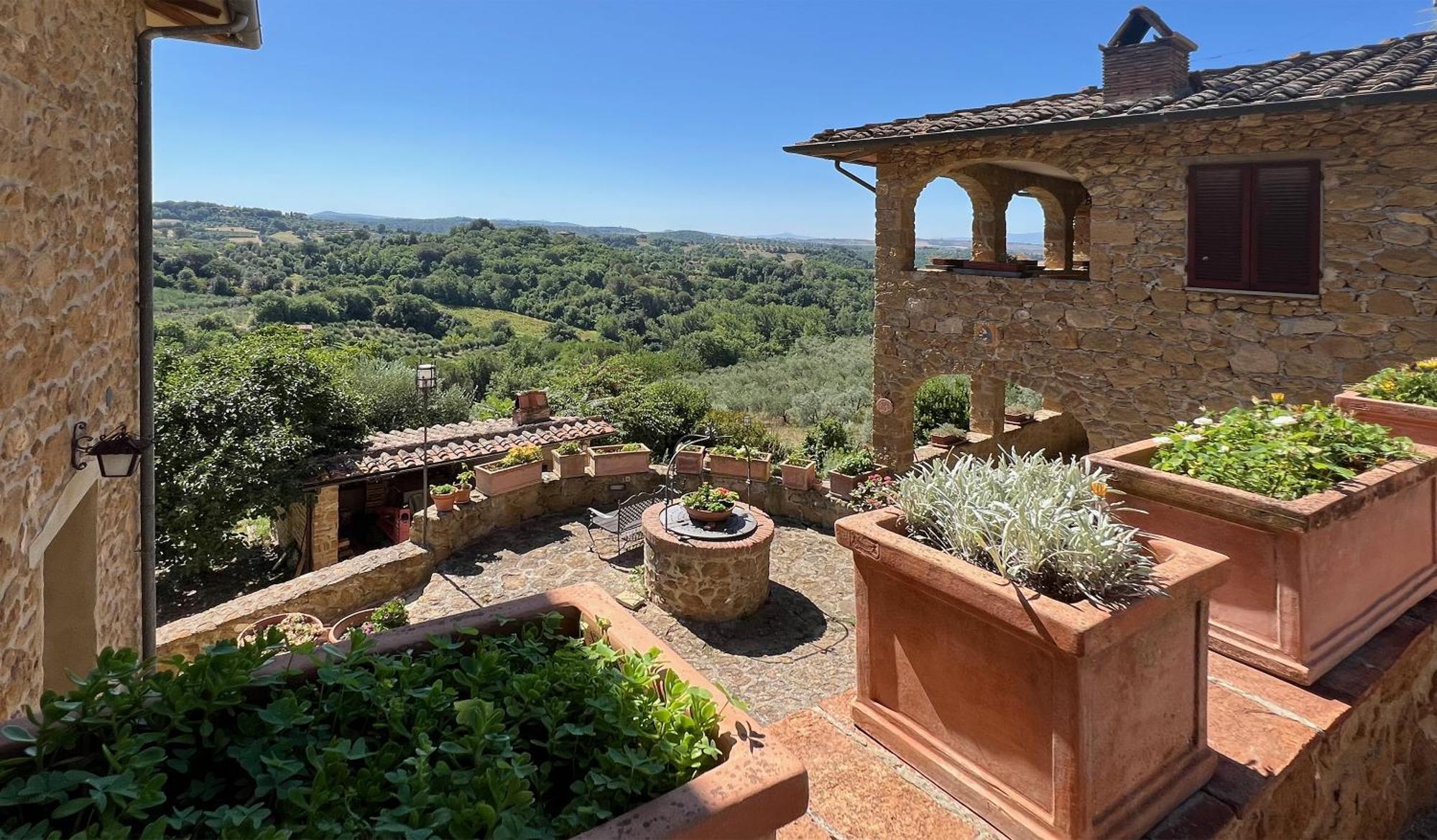La Chiusa Dei Monaci Castelmuzio Buitenkant foto