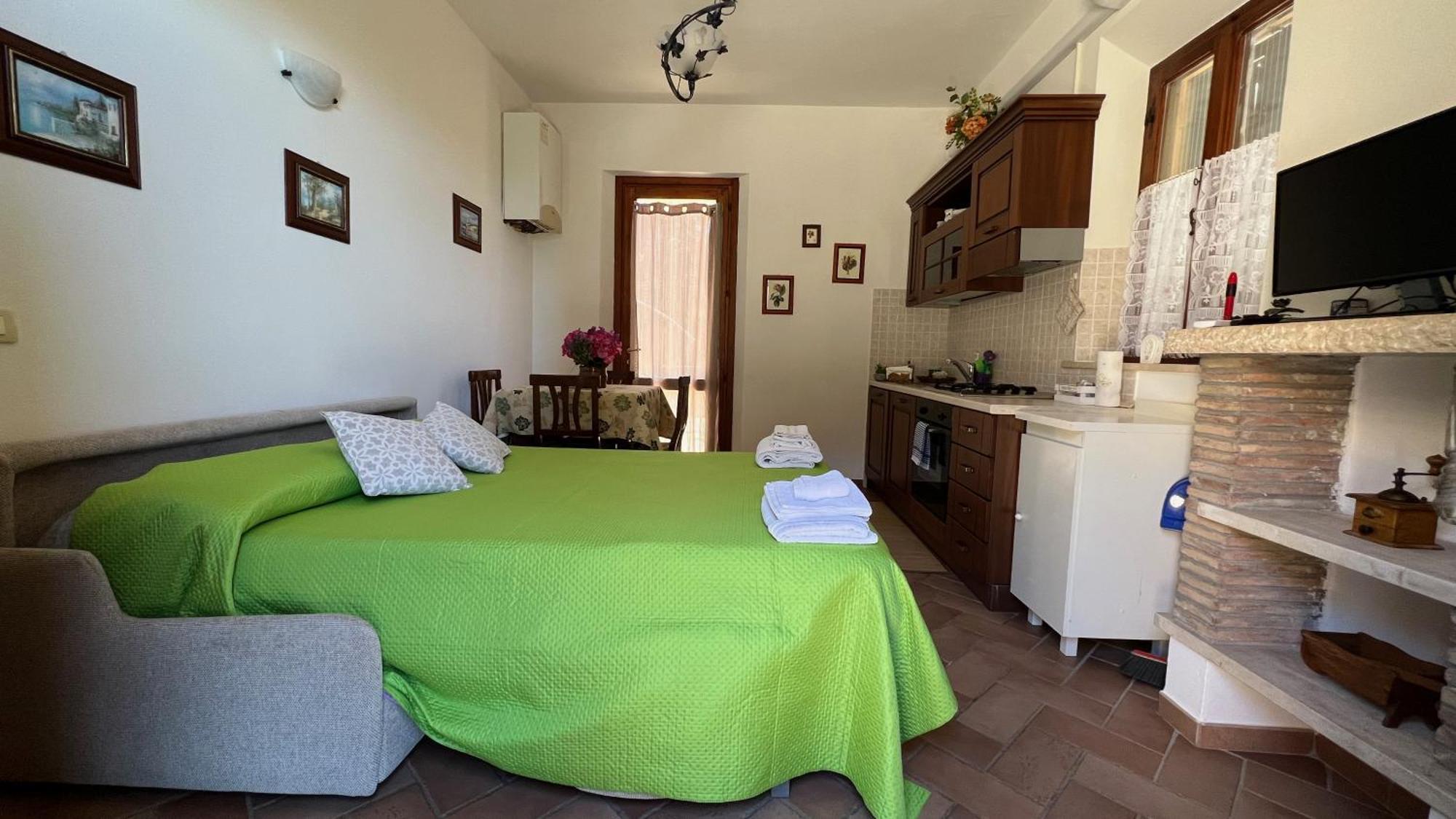 La Chiusa Dei Monaci Castelmuzio Buitenkant foto