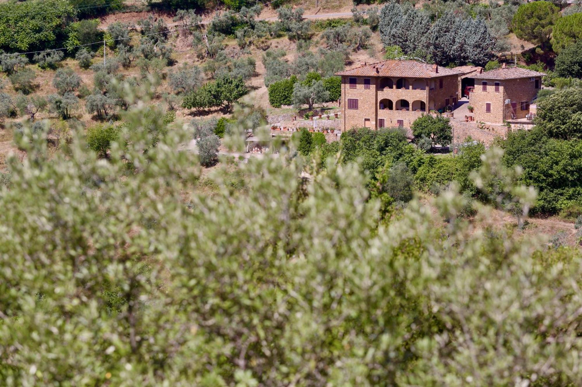 La Chiusa Dei Monaci Castelmuzio Buitenkant foto