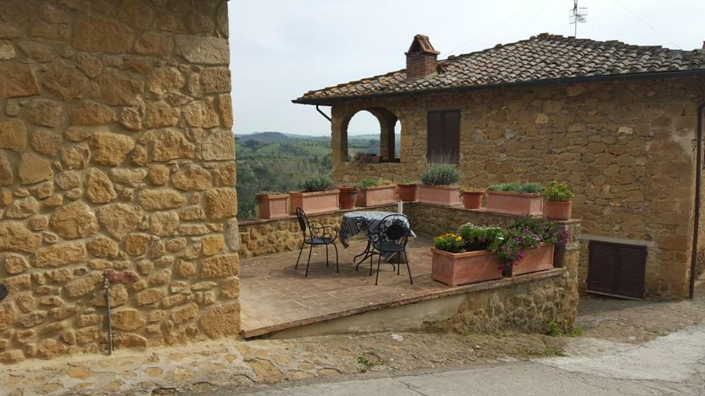 La Chiusa Dei Monaci Castelmuzio Buitenkant foto