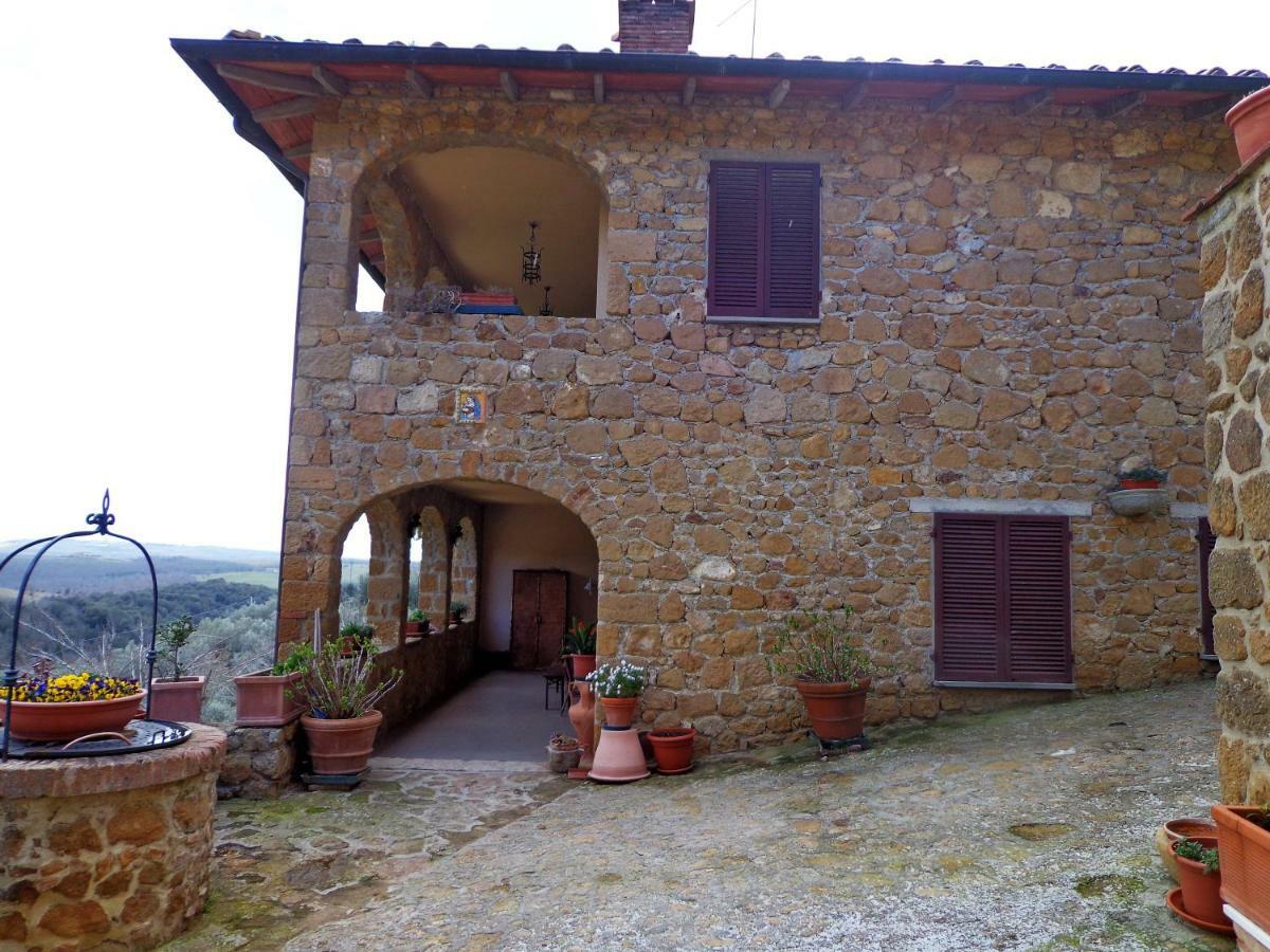 La Chiusa Dei Monaci Castelmuzio Buitenkant foto
