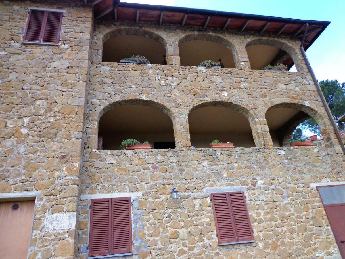 La Chiusa Dei Monaci Castelmuzio Buitenkant foto