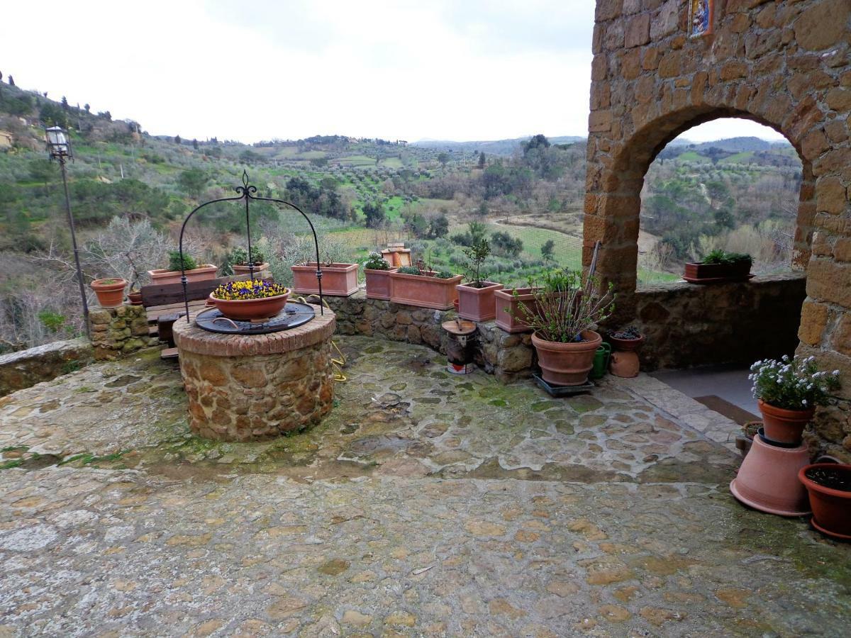 La Chiusa Dei Monaci Castelmuzio Buitenkant foto