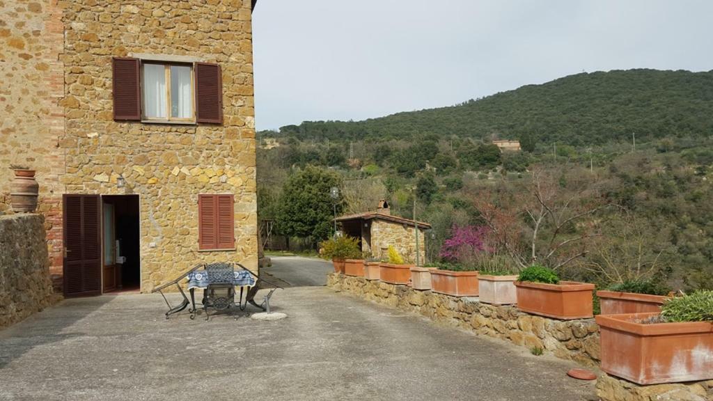 La Chiusa Dei Monaci Castelmuzio Buitenkant foto