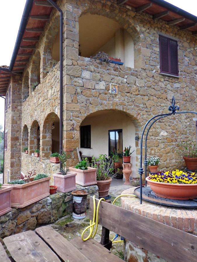 La Chiusa Dei Monaci Castelmuzio Buitenkant foto